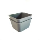 Two  2  Hanging Feed And Water Cage Cups Holds 16 Oz  2 Cups