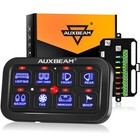 Auxbeam 8 Gang Led Switch Panel Kit Automatic Dimmable Off Road Light Controller