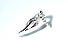 Sterling Silver Dragonfly Toe Ring Dainty