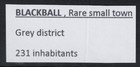 New Zealand 1915 Blackball Rare Rown Cancel - S24110