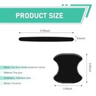 Car Door Handle Protector  Car Door Bowl Anti-scratch Protective 8 Pcs Black