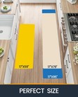 Anti-fatigue Kitchen Mat 17x59  Cushioned Runner Rug Waterproof Grey