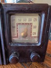 Vintage Antique 40s Delco R-1231a Ribbon Candy Vacuum Tube Radio Works Bakelite 