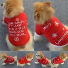 Christmas Pet Dog Fleece Winter Warm Jumper Jacket Coat Sweater Puppy Costume