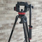 Manfrotto Mvt502am Tripod Adjustable Mvh500a Fluid Head Professional Balance 61   