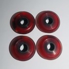 Rink Rat Wheels 4-pack 76mm 79a Identity Xx Grip Red Inline Indoor Roller Hockey