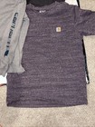 Lot Of 5 Men   s Carhartt T Shirts Large 1 Longsleeve  Work  Casual