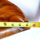 Genuine Monkey Pod Leaf-shaped Serving Divided Tray Philippines Handcrafted Mcm