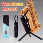New Portable Alto Saxophone Stand Foldable Support Metal 3 Legs Stand Black