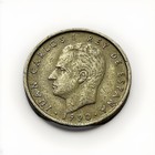 Spain 100 Pesetas King Juan Carlos I Value As  cien  Coin Dated 1990
