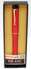 Parker Big Red Ball Pen 6-402-31 Medium Red Plastic Lnib - Needs New Ink
