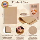 130pcs Parchment Paper Baking Sheets  9x13 Inch  Precut Non-stick Parchment Shee