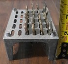 20 Vtg 2  Laundry gym Bag Numbered Safety Pins  30-slot Holding Rack Included 