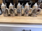 Budweiser Anheuser Busch King Of Beers Ltd Edition Vintage Lidded Steins Set 5