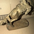 Frederic Remington  bronco Buster  Bronze Sculpture  11     X 12    Big Size 