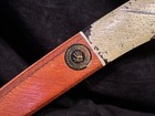 Vintage Hand Painted Australian Aborigine Tribal Art Wood Boomerang Folk Art