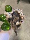 Vintage Cluster Of Green Lucite Grapes Mcm Mid Century Modern Decor 