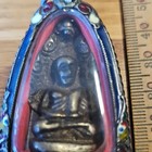 Thai Buddha L P Ngern Rare Phim Statue In Beautiful Case For Wealth   Happiness