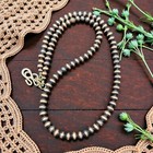 15  Navajo Pearls Desert 5mm Choker Native Southwest Pawn Bench Beads Necklace