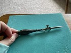 Victorian Era  Sterling Silver Handle Awl With Guard Sewing Punch Vintage