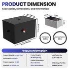 40lbs Grease Trap 15 32 Gpm  Water Oil-water Separator Commercial Interceptor