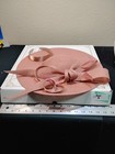 Rose Pink Sinamay Fascinator Hat Headband Ascot Wedding Derby Racing Event