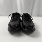 Brooks Ghost Max Men   s 11 D Black Leather Walking Shoes Comfort 110443-1d-072