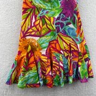 Lauren Ralph Lauren Tank Dress Womens Size 4 Orange Ruffle Fit Flare   Dress Xs