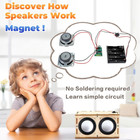 Stem Science Kits For Kids Age 8-12  Build Your Own Bluetooth Speaker - Teen Boy