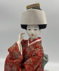 Vintage Porcelain Japanese    Geisha Kimono Doll Figurine 12    Preowned Euc
