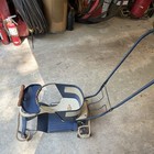 Taylor Tot Vintage Baby Walker Push Walker With Handle  Blue   White