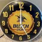 Vintage Collectible Busch Light Beer Clock Lights clock Not Working 14   