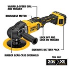 Dewalt 20v Max  Xr Cordless Polisher  Rotary  Variable Speed  7-inch dcm849b