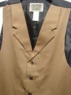 Vest Vintage Style Old West Frontier Tan Pockets Closeout  Going Out Of Business