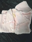 Mid-century Baby Bunting Jacket And Detachable Hood Set  warm Wool Fleece    