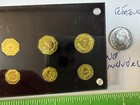 Types Of California Gold - 10 Coin Set In Old Display Holder        Lot  1225