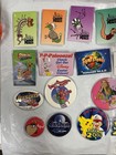 Vintage Lot Of 25 Buttons Pins Ad Promo Cartoon Pokemon Movie Advertisement 