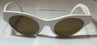 Christian Roth Optical Affairs White Oval Sunglasses Made In Austria Nos