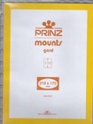 Prinz scott Archival Quality Stamp Mounts Black Strips 210mm X 170mm 1 Pack Of 5