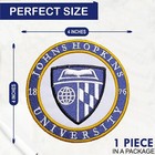 Johns Hopkins University Logo Iron On Patch-sew Patch-embroidered Patch 4 x4 
