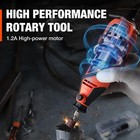 Valuemax 1 2amp Corded Dremel Rotary Tool Kit With Storage Case 35000 Rpm Speed
