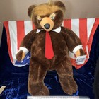 Donald Trump Trumpy Bear Deluxe Plush American Flag Cape 22  Maga