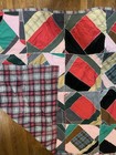Vintage Wool Crazy Quilt  60x78   