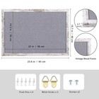 Gray Felt Bulletin Board  23 6x15 7 Inches Decorative Hanging Bulletin Boards   