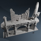Romanesque Temple Choir   Wargame Terrain   1 Piece   Fdm Printed