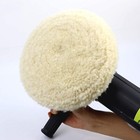 7 Inch Wool Buffing Pad  Natural Wool Double Side Compound Cutting Pad Polisher