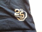 Reebok Ufc 25 Year Anniversary Logo Shirt Men   s Xl Ultimate Fighting Navy Mma