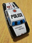 Vintage Japanese Tin Toy Police Highway Patrol Car Vehicle Vintage  Near Mint