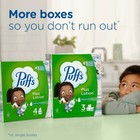 Puffs Plus Lotion Facial Tissues  4 Family Boxes  124 Tissues Per Box