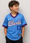 Ronald Acuna Jr  13 Atlanta Braves Blue City 2026  Kids Jersey Ysm 8 9